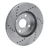631-91002R Drilled/Slotted Brake Rotor [Silver], 2004-2006 Lexus/Toyota/Scion, Position: Front Right - image 4