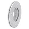 631-91003R Drilled/Slotted Brake Rotor [Silver], 2016-2020 Multiple Makes/Models, Position: Front Right - image 4