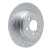 631-92002R Drilled/Slotted Brake Rotor [Silver], 2000-2006 Rover, Position: Rear Right - image 2