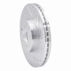 631-92009R Drilled/Slotted Brake Rotor [Silver], 2009-2015 Lexus/Toyota/Scion, Position: Front Right - image 2