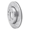 631-92019R Drilled/Slotted Brake Rotor [Silver], 2010-2017 Audi/Volkswagen, Position: Front Right - image 2