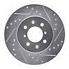 631-92030R Drilled/Slotted Brake Rotor [Silver], 2006-2011 Mopar, Position: Front Right
