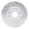 631-92031R Drilled/Slotted Brake Rotor [Silver], 2002-2017 GM, Position: Front Right - image 1