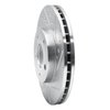 631-92033R Drilled/Slotted Brake Rotor [Silver], 2002-2007 Infiniti/Nissan, Position: Front Right - image 2