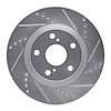 631-92041R Drilled/Slotted Brake Rotor [Silver], 2007-2013 Ford/Lincoln/Mercury/Mazda, Position: Front Right