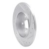 631-92043L Drilled/Slotted Brake Rotor [Silver], 2009-2015 Lexus/Toyota/Scion, Position: Rear Left - image 4