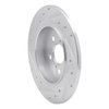 631-92043R Drilled/Slotted Brake Rotor [Silver], 2009-2015 Lexus/Toyota/Scion, Position: Rear Right - image 4