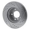 631-92046L Drilled/Slotted Brake Rotor [Silver], 2005-2007 BMW, Position: Front Left - image 4