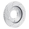 631-92047L Drilled/Slotted Brake Rotor [Silver], 2007-2017 Mitsubishi, Position: Front Left - image 4