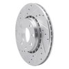 631-92048L Drilled/Slotted Brake Rotor [Silver], 2006-2010 Mopar, Position: Front Left - image 2