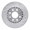 631-92048R Drilled/Slotted Brake Rotor [Silver], 2006-2010 Mopar, Position: Front Right