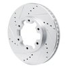 631-92052L Drilled/Slotted Brake Rotor [Silver], 2002-2018 Infiniti/Nissan, Position: Front Left - image 2