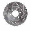 631-92065R Drilled/Slotted Brake Rotor [Silver], 2008-2016 Infiniti/Nissan, Position: Front Right