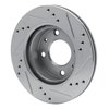 631-92073L Drilled/Slotted Brake Rotor [Silver], 1998-2012 Mopar, Position: Front Left - image 4