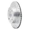 631-92073R Drilled/Slotted Brake Rotor [Silver], 1998-2012 Mopar, Position: Front Right - image 2