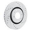631-92090R Drilled/Slotted Brake Rotor [Silver], 2003-2018 Peugeot, Position: Front Right - image 2