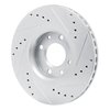 631-92090R Drilled/Slotted Brake Rotor [Silver], 2003-2018 Peugeot, Position: Front Right - image 4