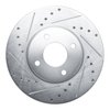 631-92106L Drilled/Slotted Brake Rotor [Silver], 2016-2018 Audi/Volkswagen, Position: Front Left