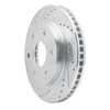 631-92107L Drilled/Slotted Brake Rotor [Silver], 2016-2018 Infiniti/Nissan, Position: Front Left - image 2