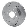 631-92123L Drilled/Slotted Brake Rotor [Silver], 2018-2019 GM, Position: Front Left - image 2