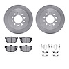 6312-03005 Brake Rotors with 3000-Series Ceramic Brake Pads Kit with Hardware, 2007-2008 Kia/Hyundai/Genesis, Position: Rear - image 1