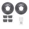 6312-11007 Brake Rotors with 3000-Series Ceramic Brake Pads Kit with Hardware, 1994-1999 Land Rover, Position: Front - image 1