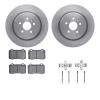 6312-26002 Brake Rotors with 3000-Series Ceramic Brake Pads Kit with Hardware, 2012-2020 Tesla, Position: Rear - image 1