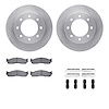 6312-40088 Brake Rotors with 3000-Series Ceramic Brake Pads Kit with Hardware, 2003-2008 Mopar, Position: Front - image 1