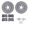 6312-46032 Brake Rotors with 3000-Series Ceramic Brake Pads Kit with Hardware, 2015-2019 GM, Position: Front - image 1