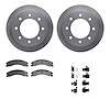 6312-48069 Brake Rotors with 3000-Series Ceramic Brake Pads Kit with Hardware, 2011-2019 GM, Position: Rear - image 1