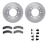 6312-48070 Brake Rotors with 3000-Series Ceramic Brake Pads Kit with Hardware, 2011-2019 GM, Position: Rear - image 1
