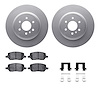 6312-49002 Brake Rotors with 3000-Series Ceramic Brake Pads Kit with Hardware, 2011-2012 VPG, Position: Rear - image 1