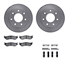 6312-54116 Brake Rotors with 3000-Series Ceramic Brake Pads Kit with Hardware, 1997-2004 Ford/Lincoln/Mercury/Mazda, Position: F - image 1