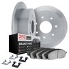 6312-54121 Brake Rotors with 3000-Series Ceramic Brake Pads Kit with Hardware, 1997-2004 Ford/Lincoln/Mercury/Mazda, Position: R - image 2