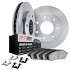 6312-54161 Brake Rotors with 3000-Series Ceramic Brake Pads Kit with Hardware, 2009-2009 Ford/Lincoln/Mercury/Mazda, Position: F - image 1