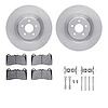 6312-54236 Brake Rotors with 3000-Series Ceramic Brake Pads Kit with Hardware, 2016-2018 Ford/Lincoln/Mercury/Mazda, Position: F - image 1