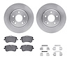 6312-63093 Brake Rotors with 3000-Series Ceramic Brake Pads Kit with Hardware, 2001-2005 Mercedes-Benz, Position: Front - image 1