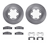 6312-67050 Brake Rotors with 3000-Series Ceramic Brake Pads Kit with Hardware, 1985-2002 Infiniti/Nissan, Position: Front - image 1