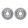 6312-74042 Brake Rotors with 3000-Series Ceramic Brake Pads Kit with Hardware, 2010-2019 Audi/Volkswagen, Position: Rear - image 1
