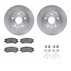 6312-75003 Brake Rotors with 3000-Series Ceramic Brake Pads Kit with Hardware, 1992-1998 Lexus/Toyota/Scion, Position: Front - image 1