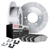 6312-76011 Brake Rotors with 3000-Series Ceramic Brake Pads Kit with Hardware, 1981-1985 Lexus/Toyota/Scion, Position: Front - image 2