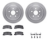 6312-76059 Brake Rotors with 3000-Series Ceramic Brake Pads Kit with Hardware, 1990-1991 Lexus/Toyota/Scion, Position: Rear - image 1