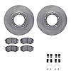 6312-76074 Brake Rotors with 3000-Series Ceramic Brake Pads Kit with Hardware, 1995-2004 Lexus/Toyota/Scion, Position: Front - image 1