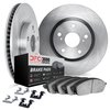 6312-80079 Brake Rotors with 3000-Series Ceramic Brake Pads Kit with Hardware, 2014-2015 Ford/Lincoln/Mercury/Mazda, Position: F - image 2