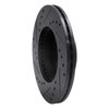 633-01003R Drilled/Slotted Brake Rotor [Black], 1999-2007 Suzuki, Position: Front Right - image 4