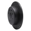 633-01009R Drilled/Slotted Brake Rotor [Black], 2004-2010 Multiple Makes/Models, Position: Rear Right - image 2