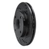 633-01010R Drilled/Slotted Brake Rotor [Black], 2004-2010 Multiple Makes/Models, Position: Front Right - image 2