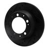 633-02006L Drilled/Slotted Brake Rotor [Black], 1977-1988 Porsche, Position: Rear Left - image 2