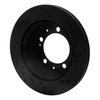 633-02006L Drilled/Slotted Brake Rotor [Black], 1977-1988 Porsche, Position: Rear Left - image 4