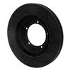633-02018L Drilled/Slotted Brake Rotor [Black], 1986-1986 Porsche, Position: Front Left - image 4